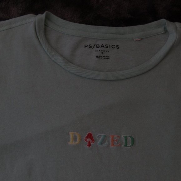 PacSun Basic Dazed Embroiderd T-Shirt - Picture 2 of 4